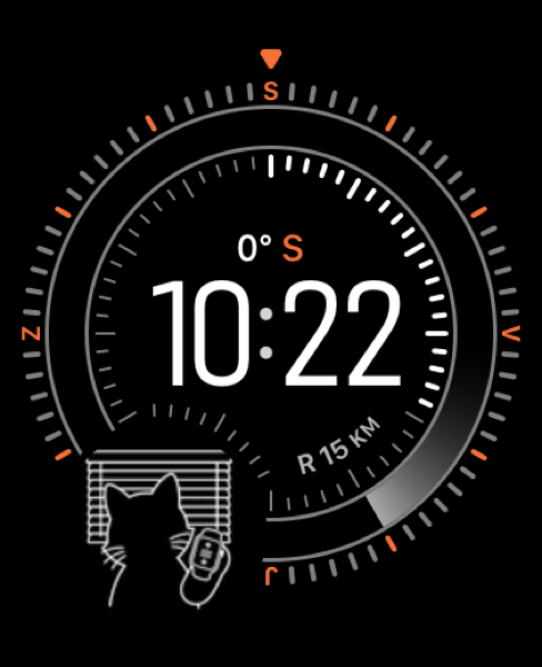 Apple Watch face with Slatly complication